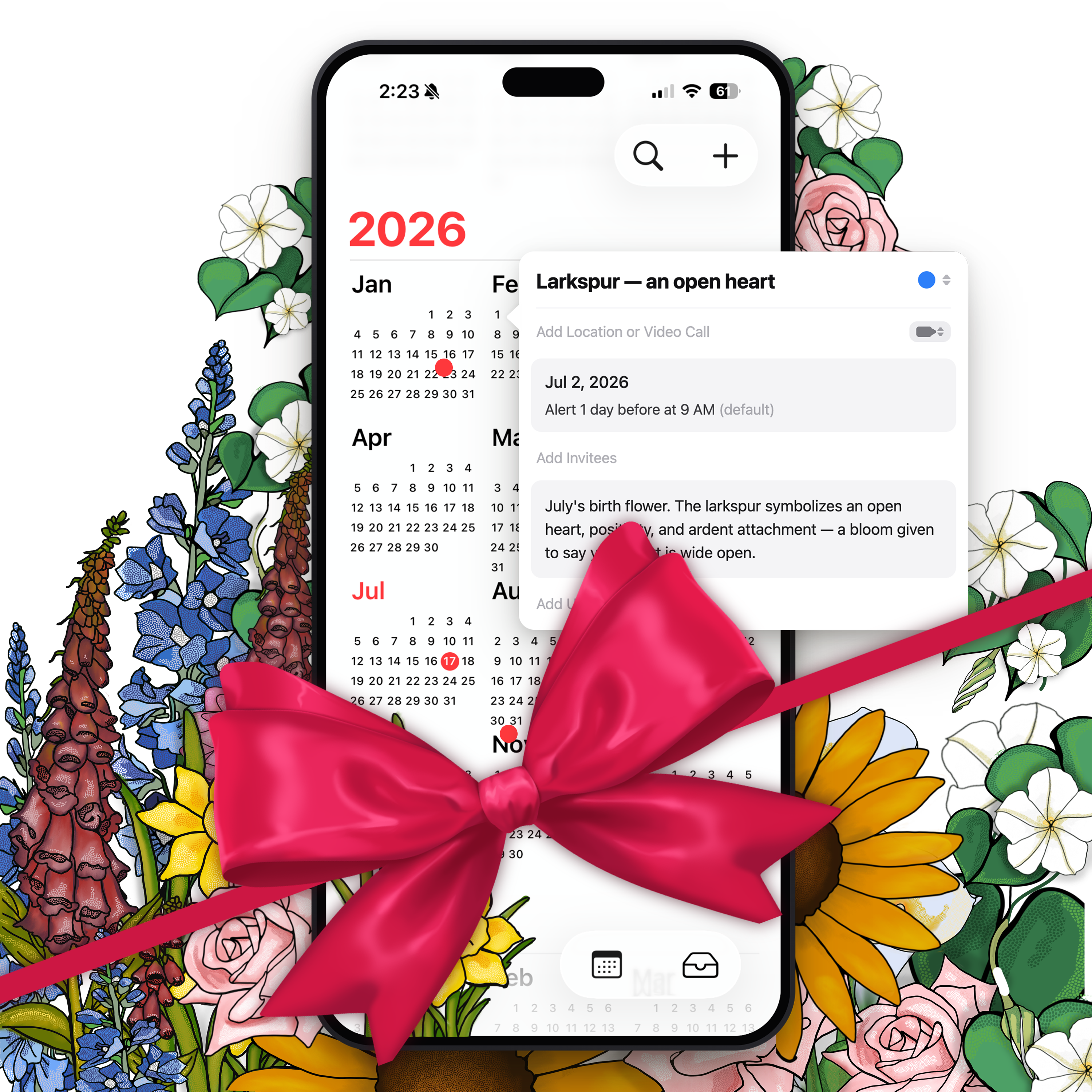 Gift a Floriography Calendar Subscription